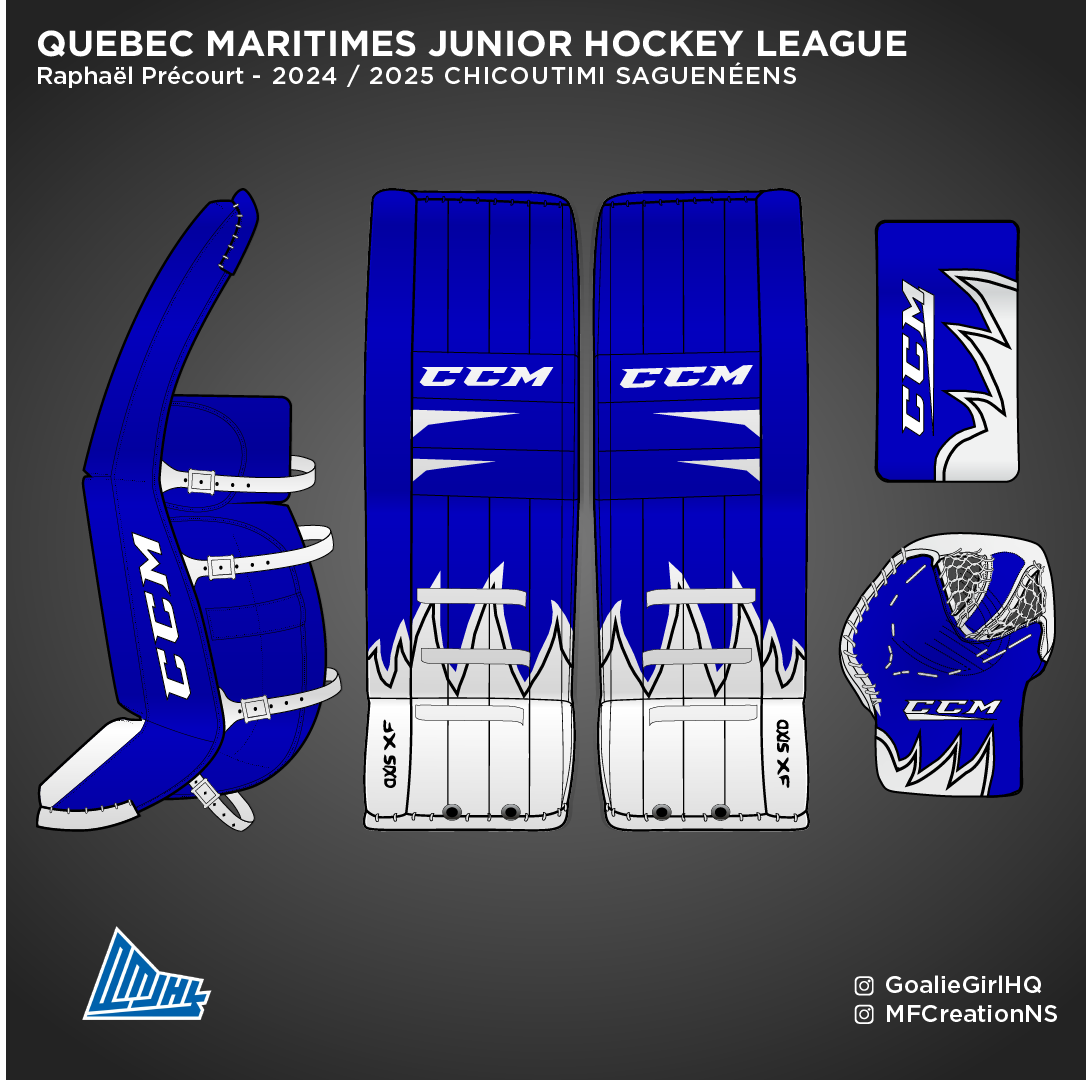Raphaël Précourt goalie gear