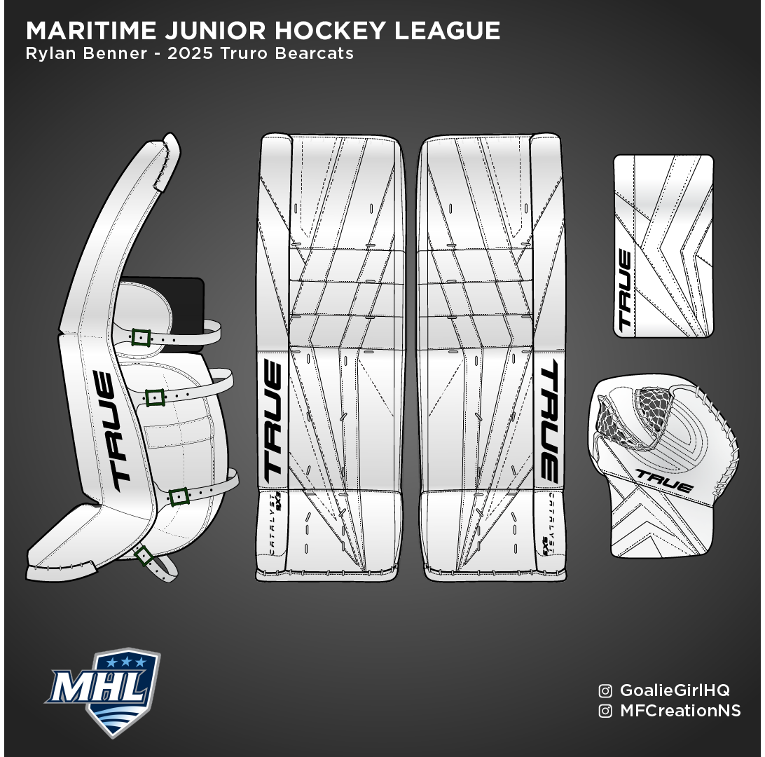 Rylan Benner 2025 Truro Bearcats equipment design